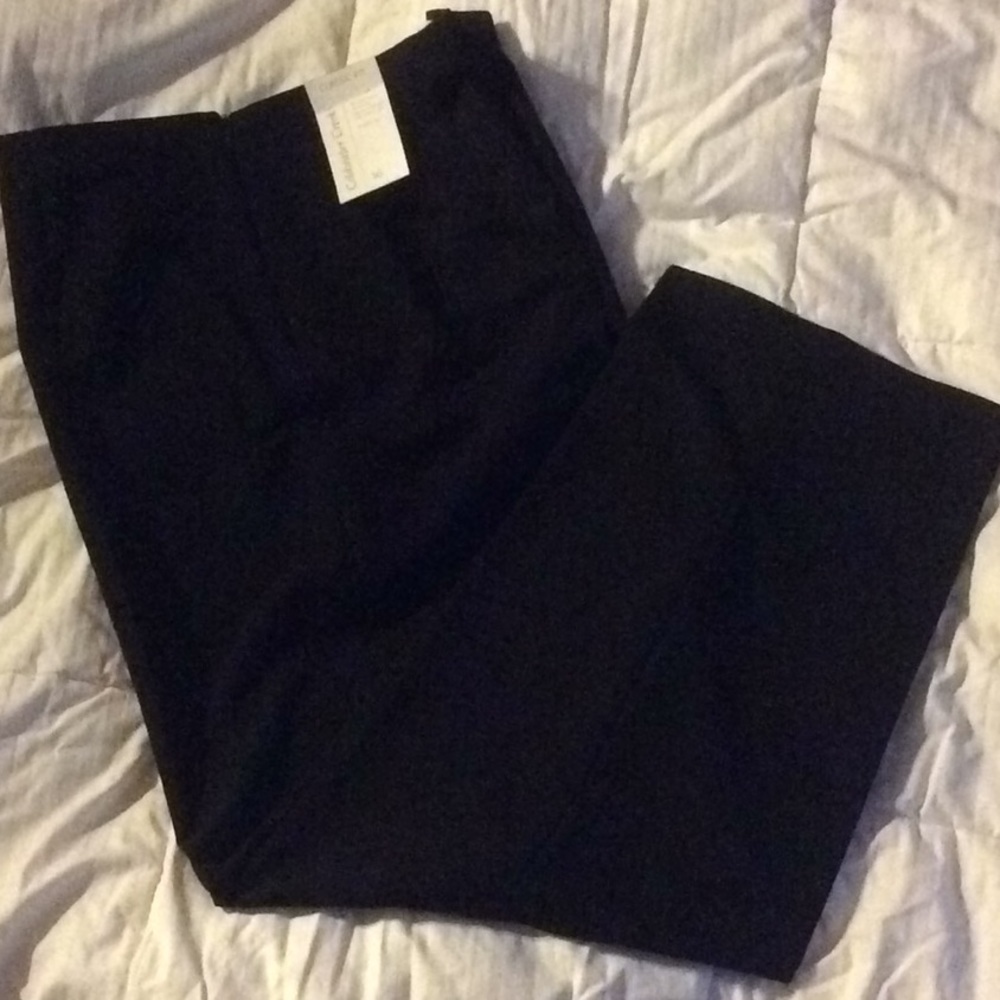 NEW Coldwater Creek Black Classic Fit Trousers.